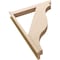 Ekena Millwork 5 1/2-in W x 34-in D x 46-in H Funston Slat Rough Cedar Woodgrain TimberThane Outlooker, Primed Tan OUTUR055X34X46FST24RCPR - alternate 5